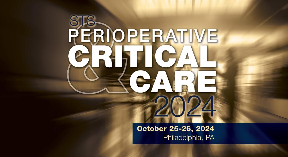 2024 STS Perioperative & Critical Care Conference STS