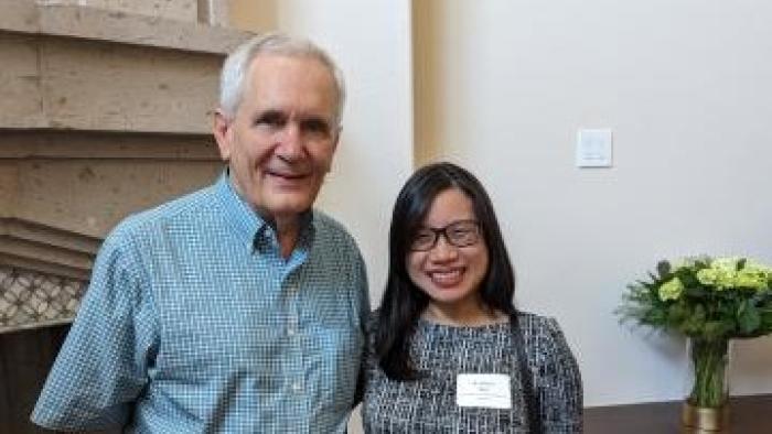 Rep. Lloyd Doggett and Dr. Dawn Hui