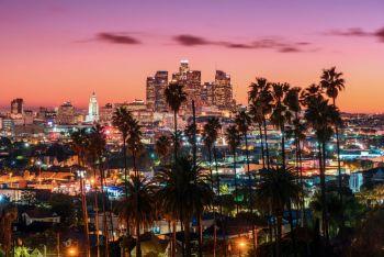 Photo of the L.A. skyline